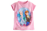 Anna and Elsa Tee for Girls - Frozen - Shopaholic for Kids