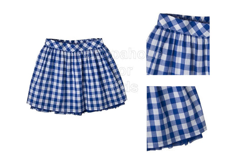 Cherokee Infant Girls' Gingham Skirt - Blue