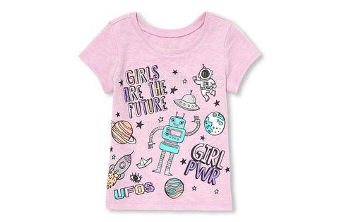 Children's Place Girls are the Future Graphic Top