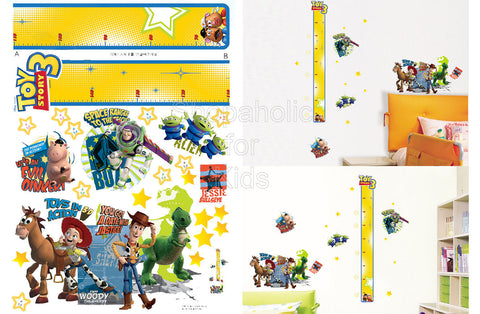Toy Story Height Chart Wall Sticker