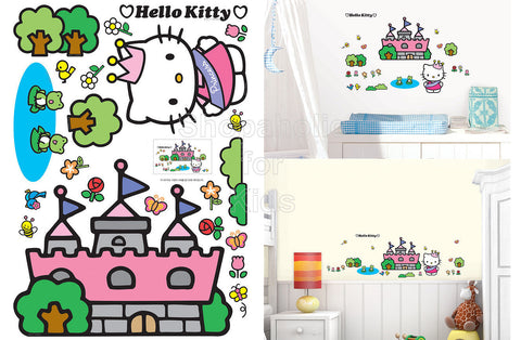 Hello Kitty Castle Wall Sticker