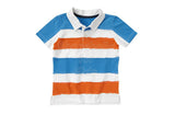 Crazy8 Pieced Stripe Polo Shirt White - Shopaholic for Kids