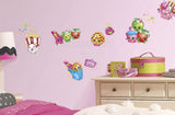Shopkins Peel and Stick Wall Decals - Shopaholic for Kids