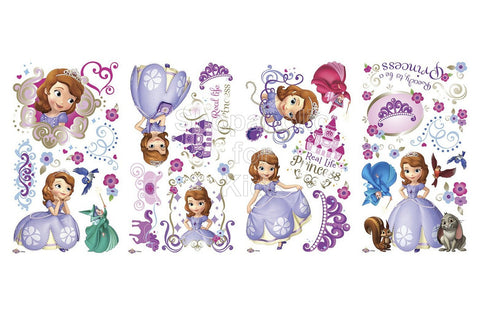 Sofia The First Peel and Stick Wall Decals / Wall Sticker