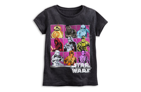 Star Wars: The Force Awakens Cast Tee for Girls