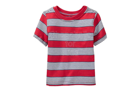 Old Navy Striped Tees Color: Red Stripe
