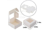 Delish Treats Cookie Box with Window (2.95 x 2.95 inches) - Pack of 10pcs