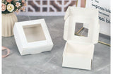 Delish Treats Cookie Box with Window (2.95 x 2.95 inches) - Pack of 10pcs