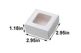 Delish Treats Cookie Box with Window (2.95 x 2.95 inches) - Pack of 10pcs
