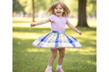 Cherokee Infant Girls' Gingham Skirt - Violet