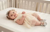 Children's Place Sequin Ballet Silver Flats for Baby