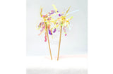 Delish Treats Tinsel Firework Topper - Pack of 2pcs