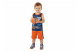 Jake and the Neverland Pirates Tank Top & Shorts Orange/White