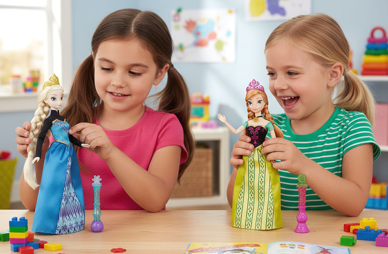 Disney Frozen Color Magic Fashion Doll - Elsa & Anna Set | Shopaholic ...