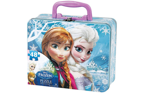 Disney Frozen Puzzle in Tin with Handle (48-Piece)