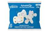 Dr. Brown's Advantage One-Piece Pacifier, 0-6m - 4-Pack