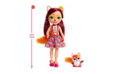 Enchantimals Huggable Cuties Felicity Fox Doll and Flick Figure (12 inches)