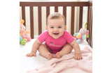 Gerber Baby Girl Princess Short Sleeves Onesies, 18mos, Pack of 4