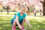 Gymboree Flower Garden Blue Ruffle Top