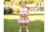 Cherokee Infant Girls' Gingham Skirt - Pink