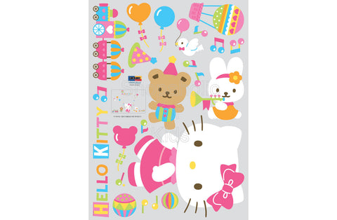 Hello Kitty Parade Wall Sticker