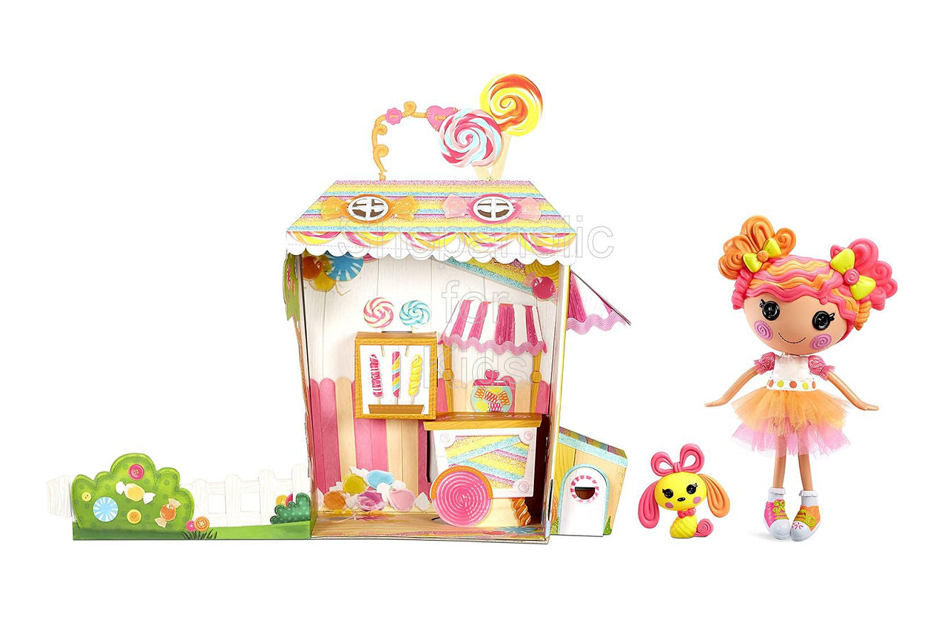 Lalaloopsy Doll - Sweetie Candy Ribbon with Pet Puppy 13 inches