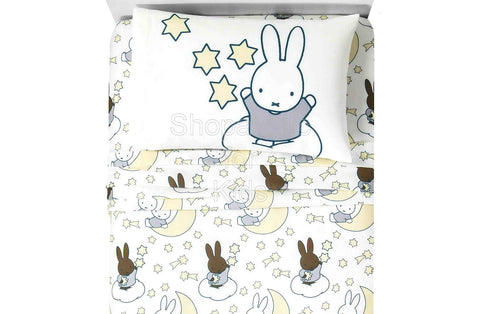 Miffy Twin Sheet Set