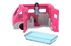 Mini Barbie Land Doll & DreamCamper Playset