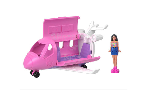 Mini Barbie Land Doll & DreamPlane Playset