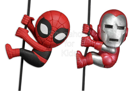 NECA Marvel Scalers Spider-Man and Iron man Exclusive 2-Pack