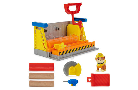Rubble’s Workshop Playset, Construction Toys with Kinetic Build-It Sand