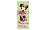 Plastic Minnie Mouse Door Poster, 60" x 27"