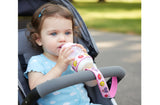 Sesame Street Tether for Bottle & Sippy Cup - Pink (Abby Cadabby, Big Bird, Elmo)