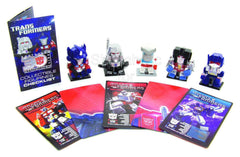 Transformers 5-pack Collectible Figurines and 3D Puzzle Piece Collector Cards