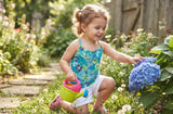 Children's Place Active Print Racer Back - Carib Blue