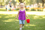 Children's Place Active Solid Racer Back - Purpleflwr