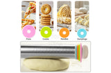 Delish Treats Adjustable Stainless Steel Rolling Pin