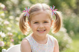 Crazy8 Bow Barrette Light Blue 2-Pack