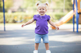 Children's Place Bow Embellished Top Color: Pansy