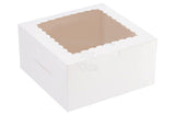 Delish Treats Cake Box with Window (8 x 8 inches) - Pack of 10pcs