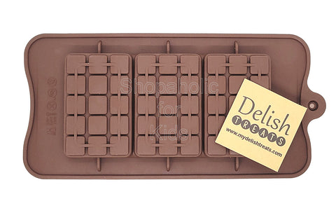 Delish Treats Chocolate Molds - 3 Bars