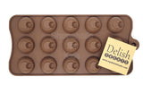 Delish Treats Chocolate Molds - Moon Half Ball