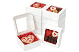 Delish Treats Cookie Box with Window (4 x 4 inches) - Pack of 10pcs