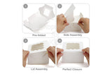 Delish Treats Cookie Box with Window (4 x 4 inches) - Pack of 10pcs