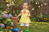 Gymboree Mermaid Magic Yellow Halter with Starfish