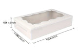 Delish Treats Pastry Box with Window (7 x 4.3 inches) - Pack of 10pcs