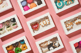 Delish Treats Pastry Box with Window (7 x 4.3 inches) - Pack of 10pcs