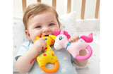 Lille Plush Rattle and Teether for Baby