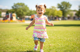 Children's Place Striped Ruffle White