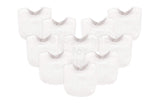 Luvable Friends Drooler Bibs, White (Pack of 10) - Shopaholic for Kids